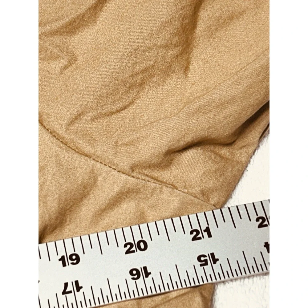 Polo Ralph Lauren Bayport Poplin Windbreaker Jacket Men's Large Tan Khaki MINT
